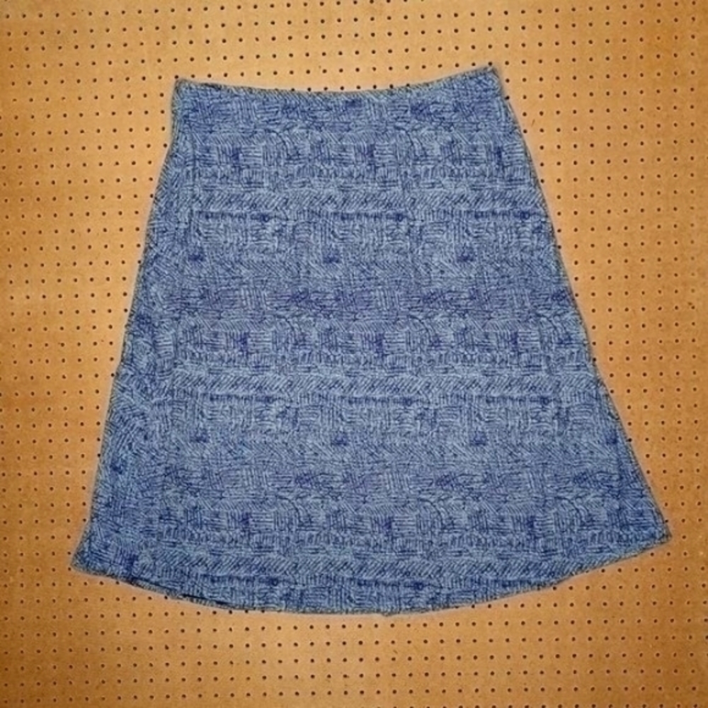 Jones Wear womens purple gray stretch A-line maxi skirt 3X EUC